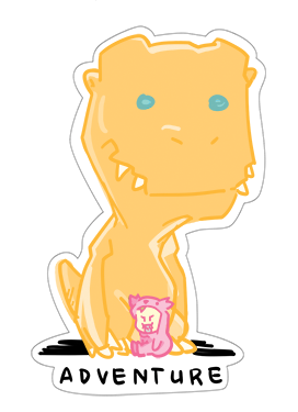 Adventure [water-proof sticker]