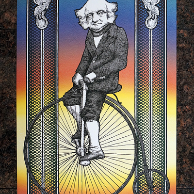 2017 phish dicks "grumpy high wheeler" (limited edition print)