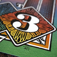 2017 Phish Dicks "Grumpy High Wheeler" (Limited Edition Print) - Thumbnail 2