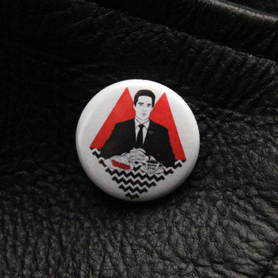 Agent Cooper Pin - 1" Pinback Button
