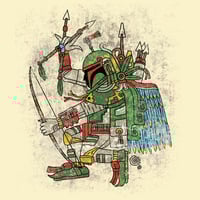 Aztec Bounty Hunter Cream T-Shirt - Thumbnail 1