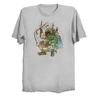 Aztec Bounty Hunter Silver T-Shirt