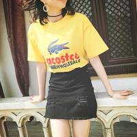  Lacostco Crocodile Printed Tee - Thumbnail 4