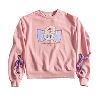 Chuchu rabbit pink sweatshirt - Thumbnail 4