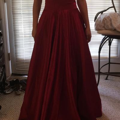 Burgundy prom dress,sexy prom dress,evening dress,charming prom dress, long prom dress,prom dresses, elegant prom dress, prom dress z155 - Thumbnail 1