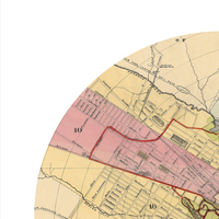 ALBANY NY - city poster - city map poster print - Thumbnail 1