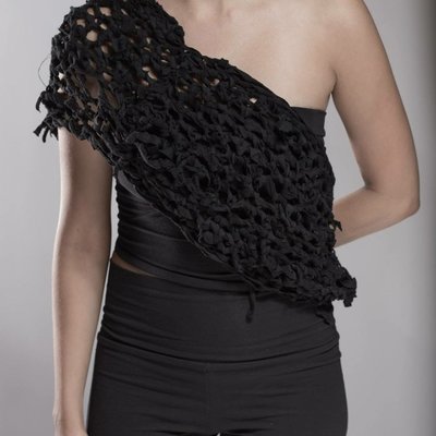 Made to order mortus infinitum crochet infinity scarf.