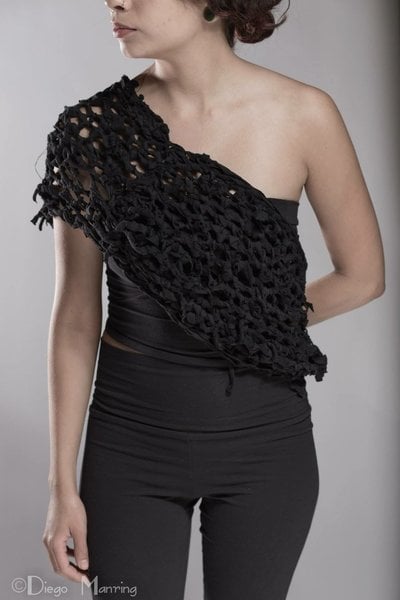 Made to order mortus infinitum crochet infinity scarf.