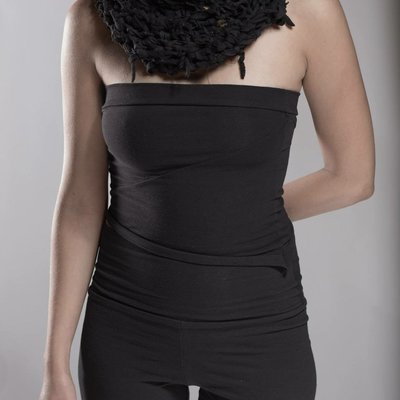 Made to order mortus infinitum crochet infinity scarf.