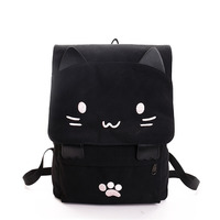 Cat Face embroidery 3D backpack - Thumbnail 2
