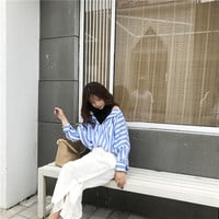 Sexy Off shoulder blouse fake 2 pc - Thumbnail 2