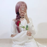 Hollow oversized pullover sweater - Thumbnail 1