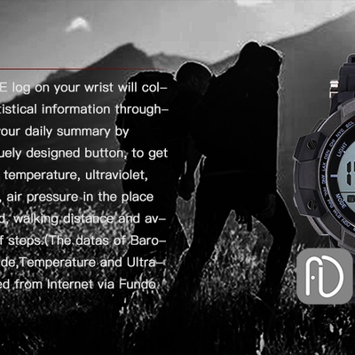 Zeblaze muscle sports smart watch bt 4.0  365 days standby-time  - Thumbnail 3