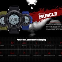 Zeblaze MUSCLE Sports Smart Watch BT 4.0  365 days standby-time  - Thumbnail 1