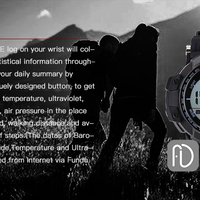 Zeblaze MUSCLE Sports Smart Watch BT 4.0  365 days standby-time  - Thumbnail 1