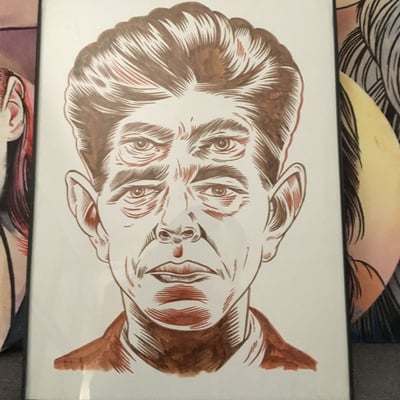 Original art 4 eyed dude