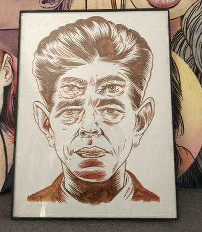 original art 4 eyed dude