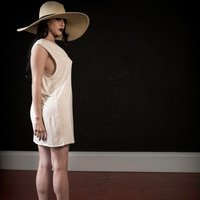 Unisex tank top in Bone Sample piece - Thumbnail 2