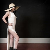 (((SAMPLE PIECE))) Bone side slit dress - Thumbnail 1