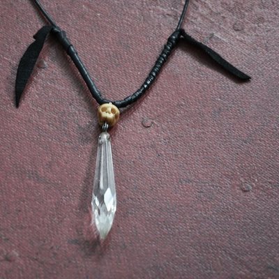 Crystal death necklace 50%off