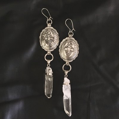 Blessed be charm earrings