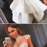 Lovely homecoming dress, short homecoming dress, graduation dress, unique homecoming dress, homecoming dresses, PD15343 - Thumbnail 1