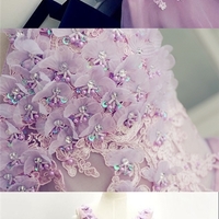 Short homecoming dress, lovely homecoming dress, junior homecoming dress, v neck homecoming dress, unique cheap homecoming dress, PD15145 - Thumbnail 1