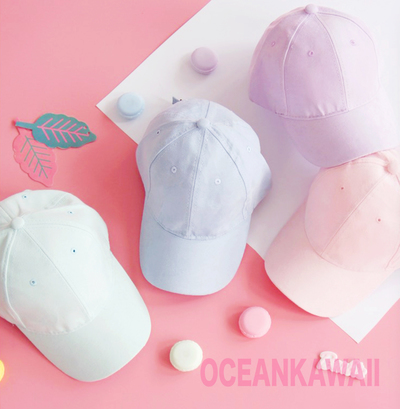 PASTEL COTTON CANDY SUEDE CAP