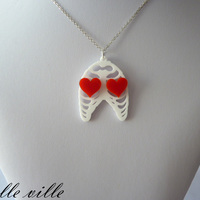 Doctor who two hearts necklace - Thumbnail 2