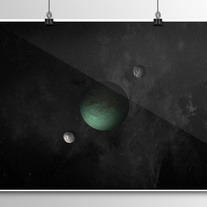 Peering Down on Fodla (Canvas)