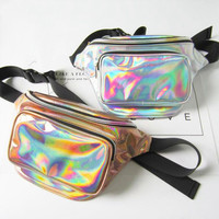 Hologram Fanny Pack Waist Bag - Thumbnail 1