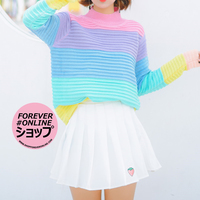 PASTEL RAINBOW SWEATER - Thumbnail 1