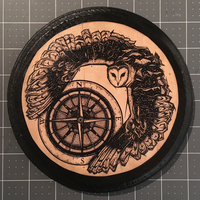 "Alba" 8" Print on Wood - Thumbnail 1