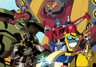 Transformers Animated - Arrival to Earth Poster