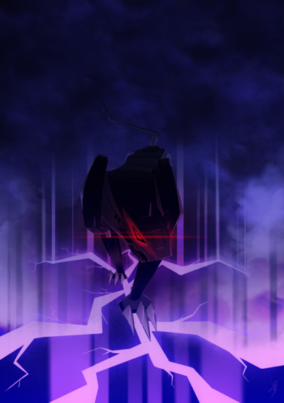 Transformers Animated - Ravage Poster