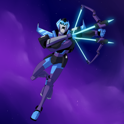 Transformers animated - rodimus prime poster