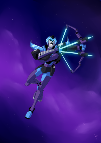 Transformers Animated - Rodimus Prime Poster