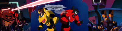 Transformers Animated - Sunny and Sides's misadventures Poster