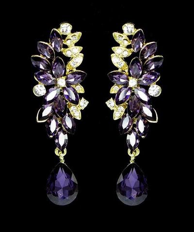 Elegant Austrian Crystal Earrings 