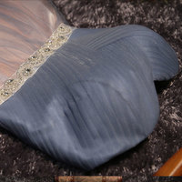  Cute grey/black strapless short prom dress, homecoming dress, bridesmaid dress - Thumbnail 4