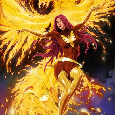 Metal art:  dark phoenix
