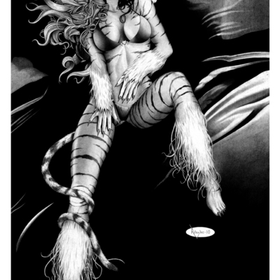 Tigra b/w edition - Thumbnail 4
