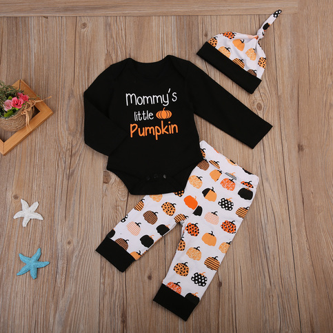 Mommy's Little Pumpkin 3 Piece Set