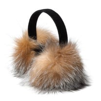 100% Fox Fur Earmuffs