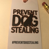 Prevent Dog Stealing tickets - set of 25 - Thumbnail 1