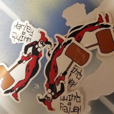 Harley quinn sticker 4-pack