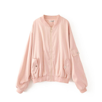 Harajuku Baby Pink Bomber Jacket - Thumbnail 3