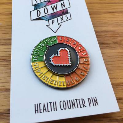 8-bit heart health counter pin