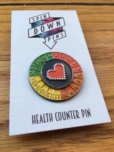 8-bit Heart Health Counter Pin