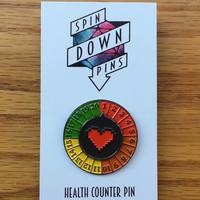 8-bit Heart Health Counter Pin - Thumbnail 1